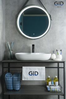 Раковина Gid N9446b 51156 накладная белая 61x42x12.5